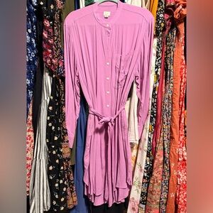 Lilac Shirt Dress – Size M (Brand: A New Day) 🌸